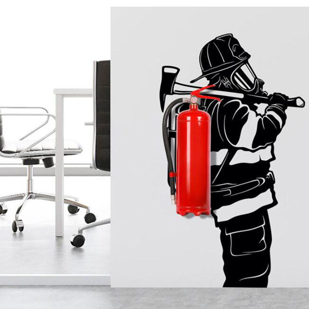 Office Furniture Usa - 대형 소방관 소방관 벽 스티커 데칼