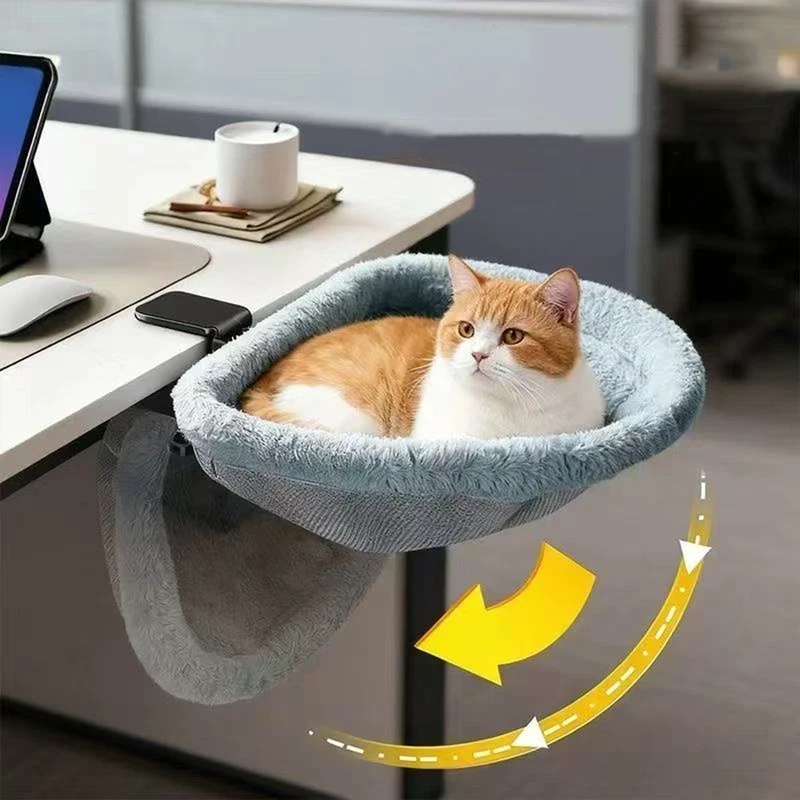 원클릭 접이식 반원형 고양이 책상 해먹, 공간 절약형  - Under Desk Hammock 리뷰 및 가격