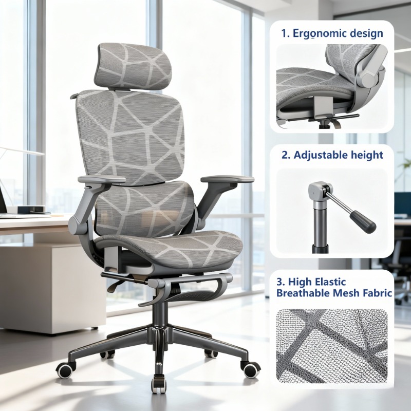 에어 타이탄 풀 메쉬 오피스 컴퓨터 게이밍 인체공학적  - Office Furniture Zone 리뷰 및 가격